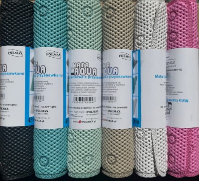 Mata Aqua z przyssawkami 43 x 91cm (24szt.)