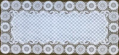 Bieżnik PANITA śnieżna biel 40x82cm 10szt (wzór 2)